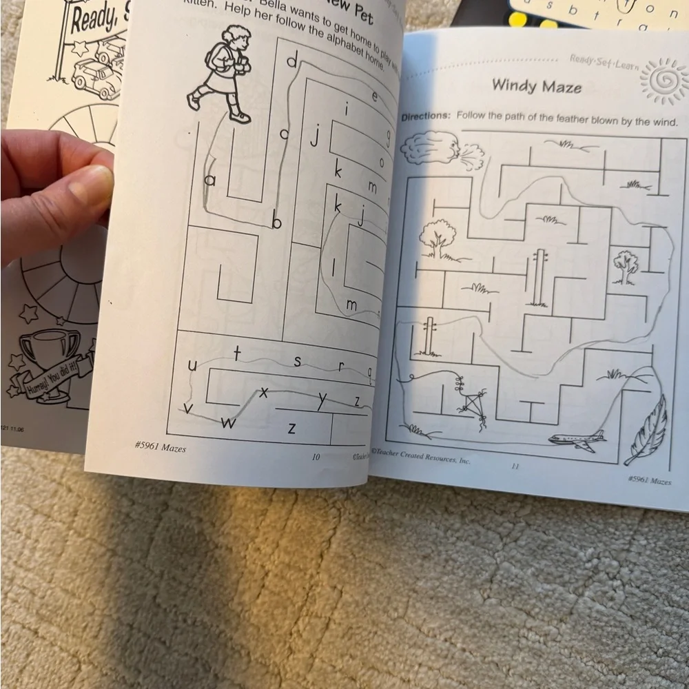 Children's Educational Activity Books Set